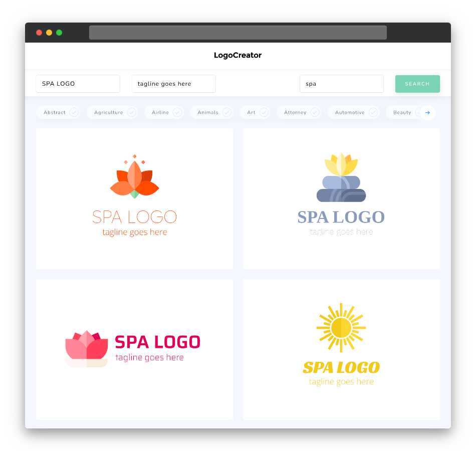 spa logo designs