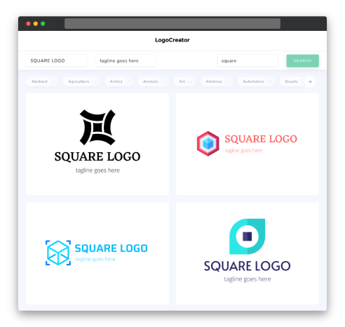 Square Logo Design: Create Your Own Square Logos