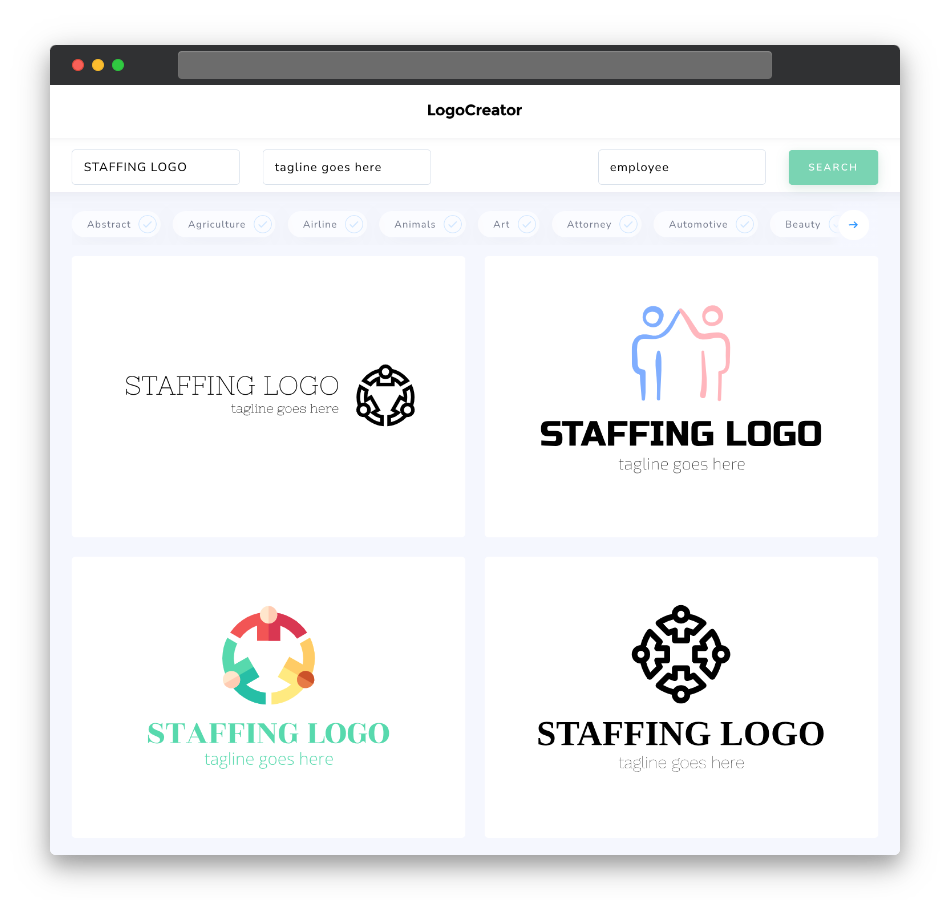 staffing logo designs