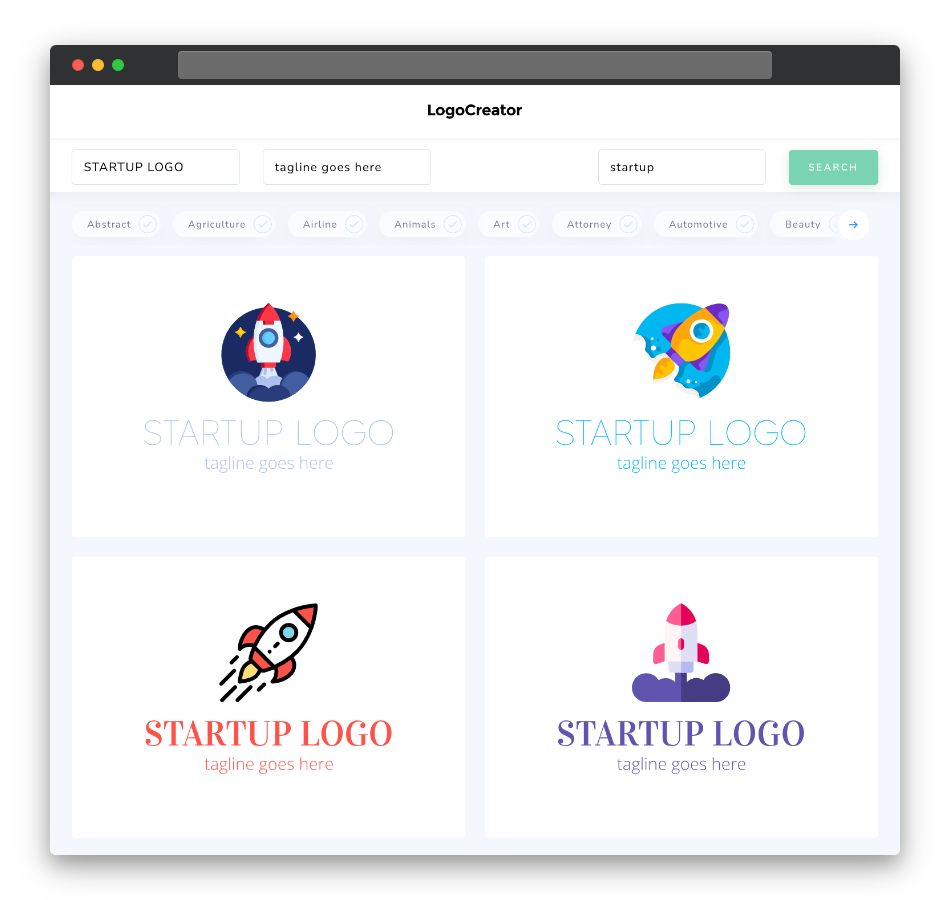 startup logo designs