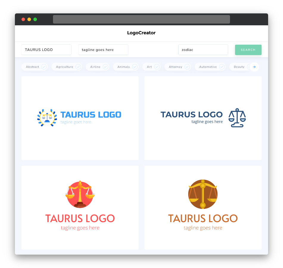 taurus logo designs
