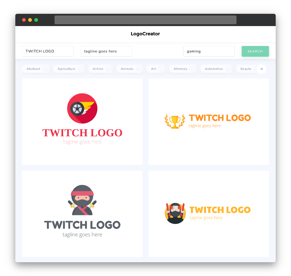 twitch logo designs