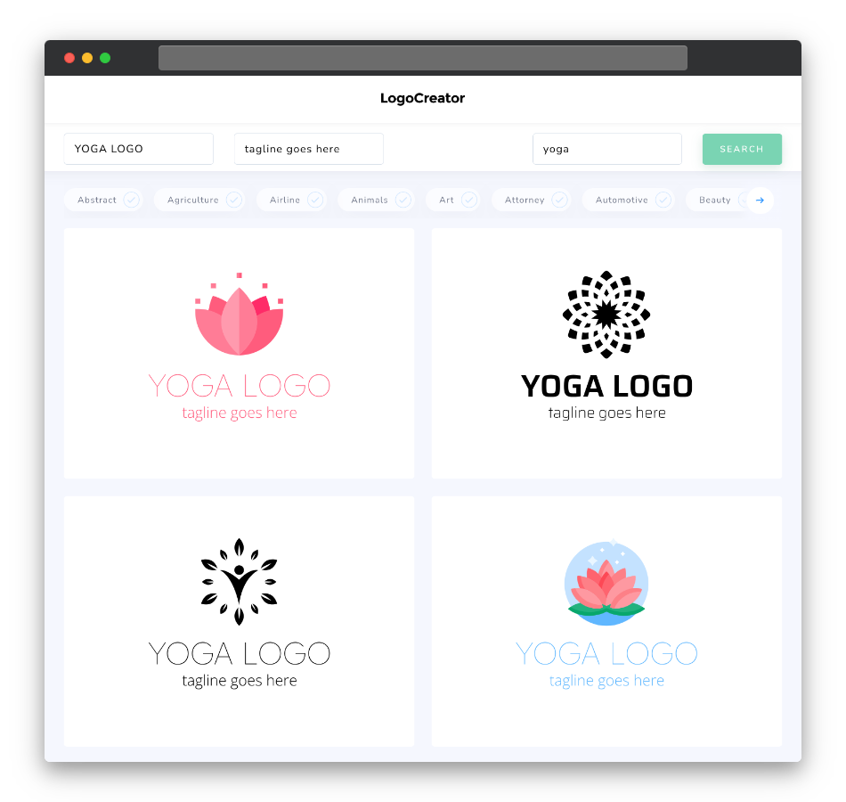 yoga logo designs
