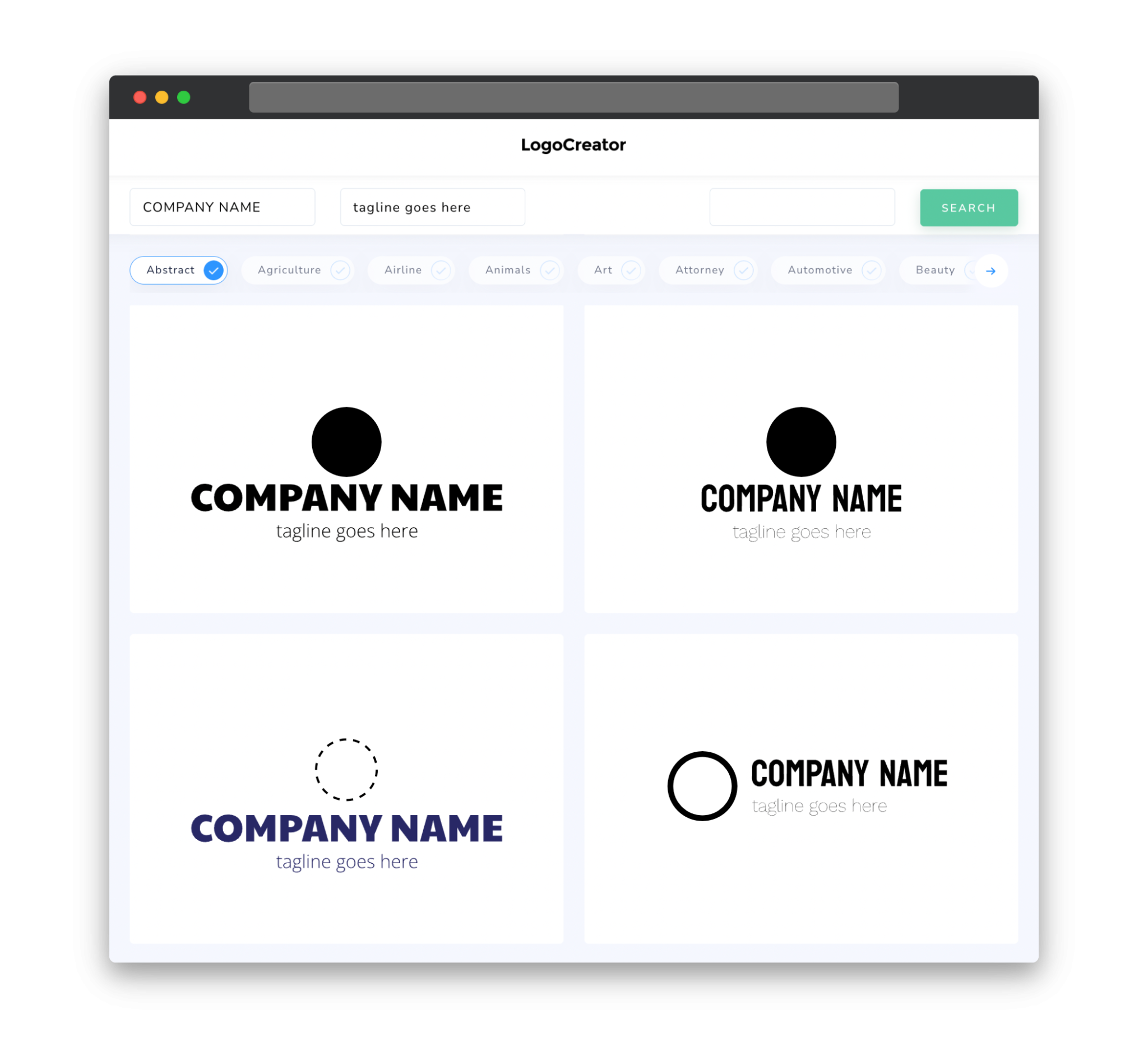 Black Circle Logo Design: Create Your Own Black Circle Logos