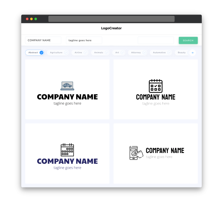 Booking Logo Design: Create Your Own Booking Logos