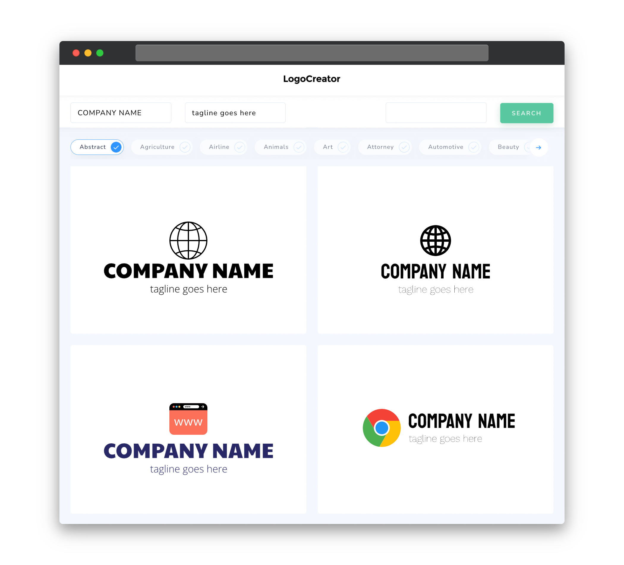 browser logo designs