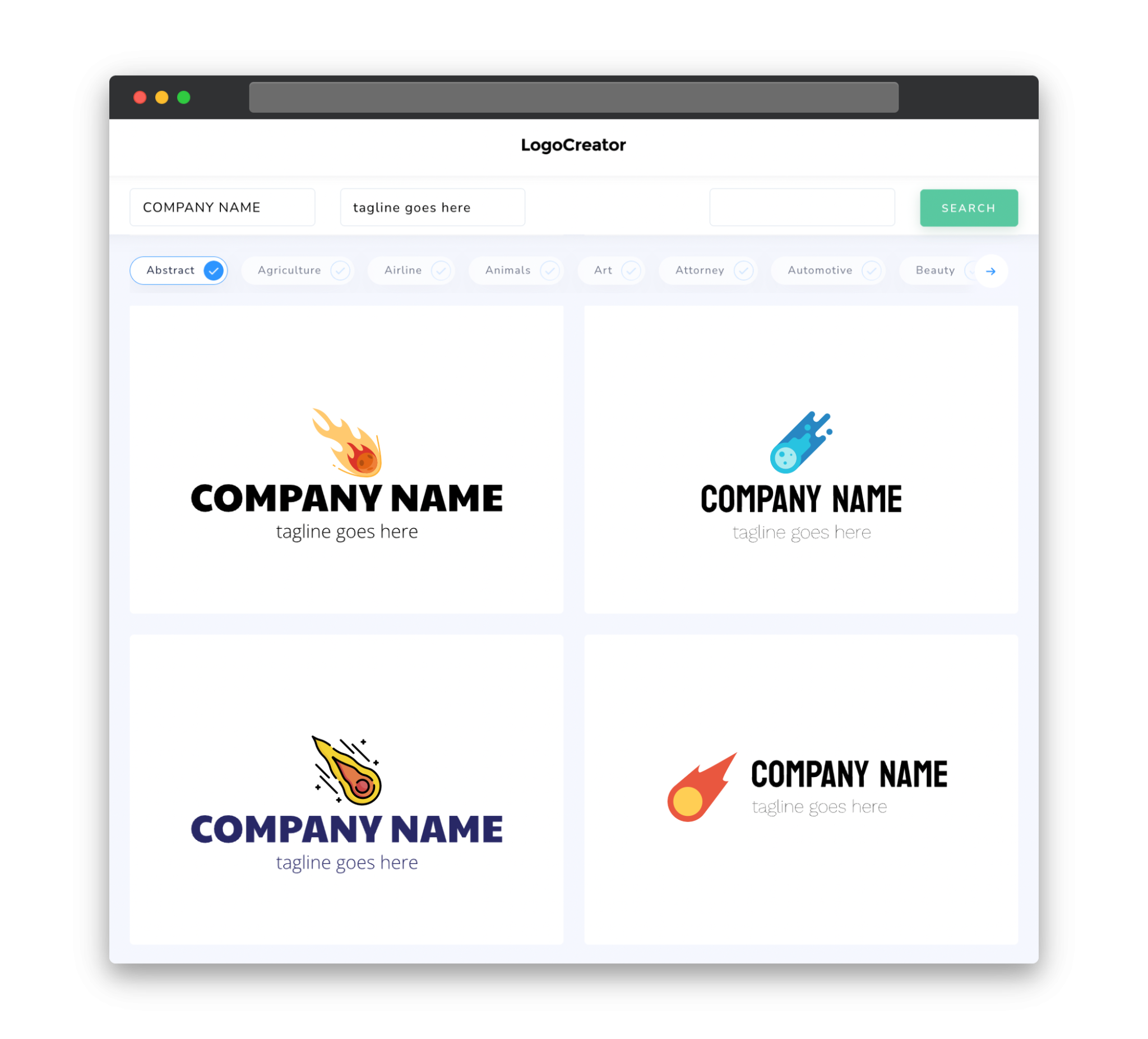 Comet Logo Design: Create Your Own Comet Logos