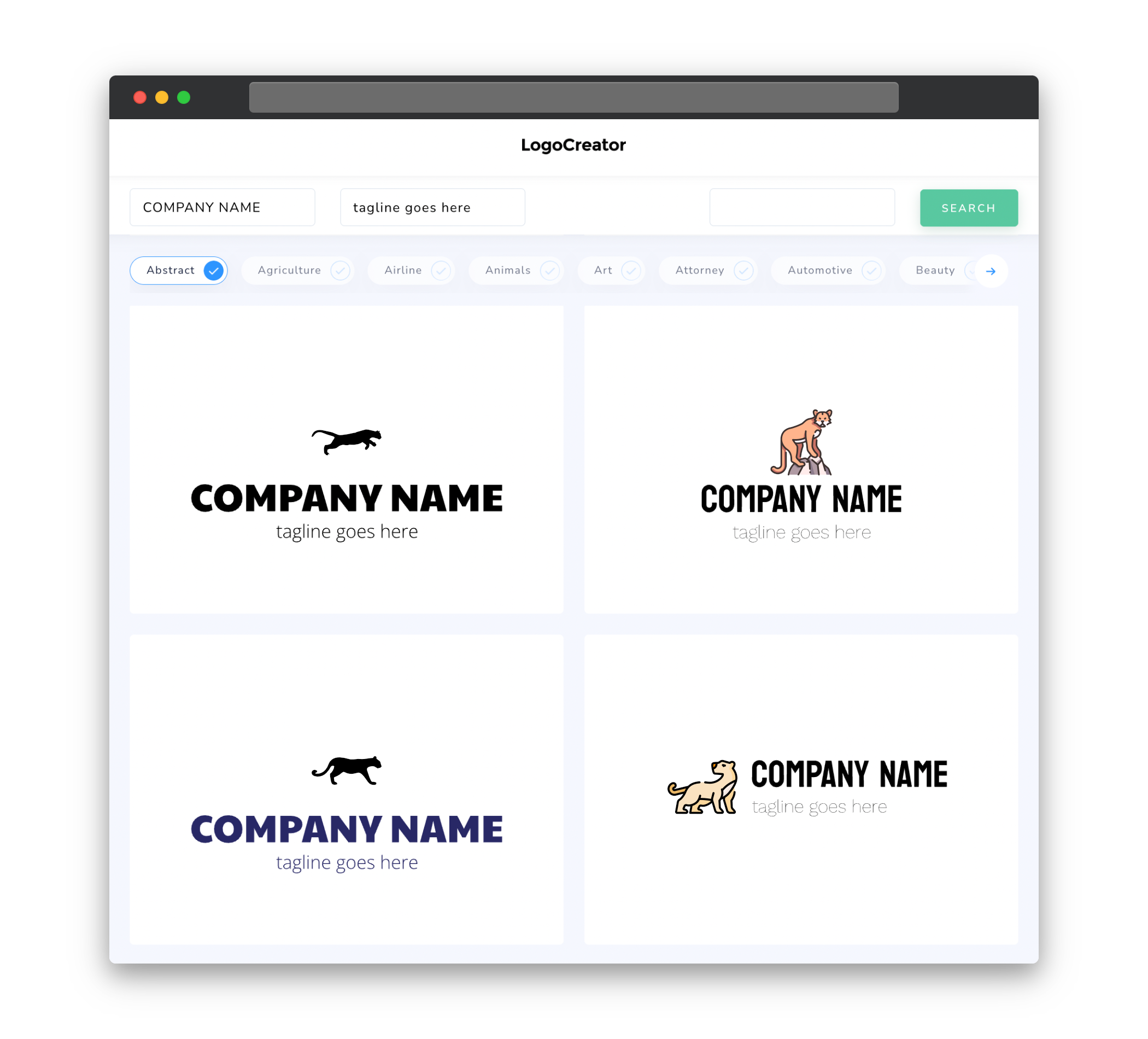 cougar logo designs