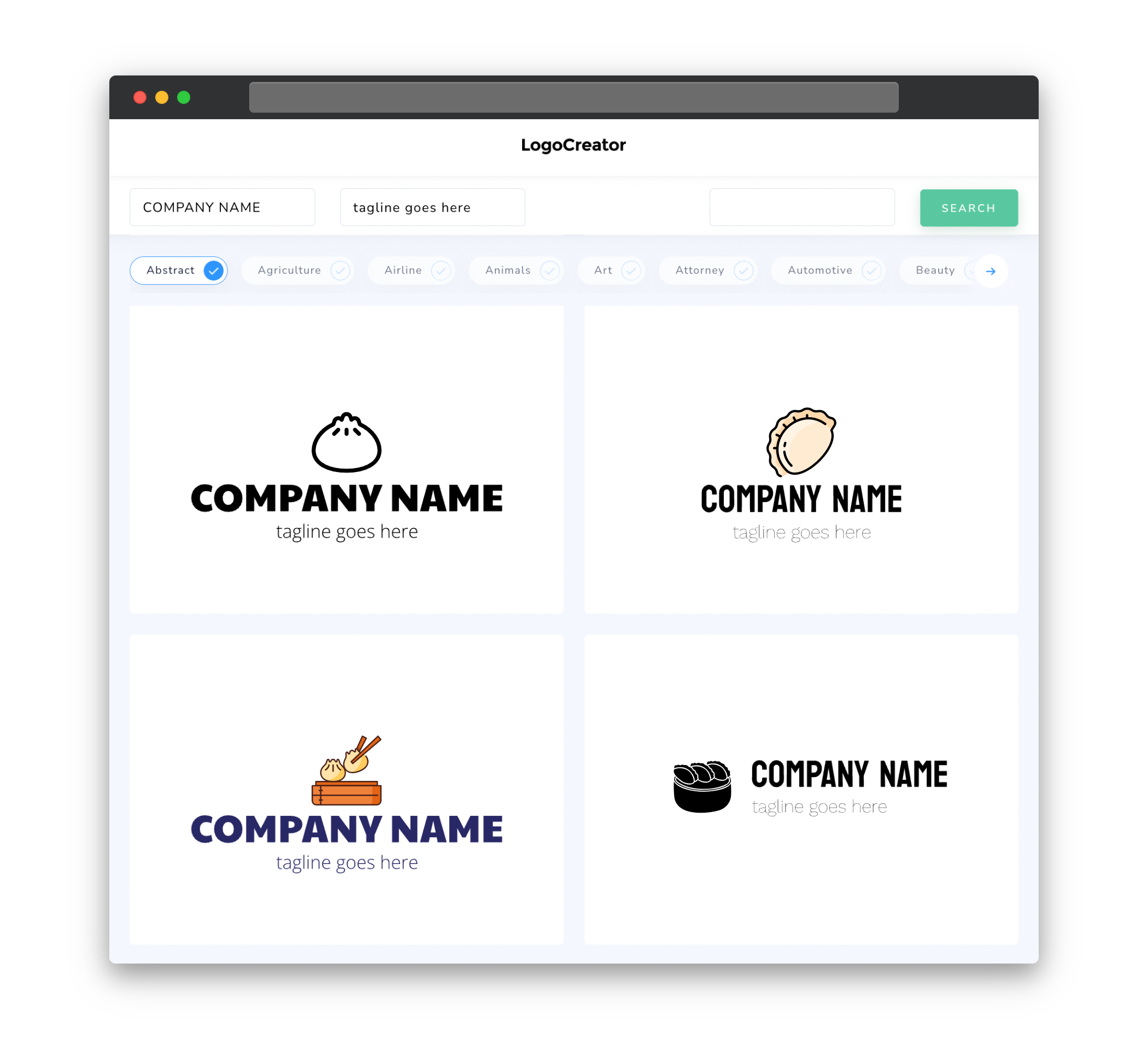 dumpling logo designs
