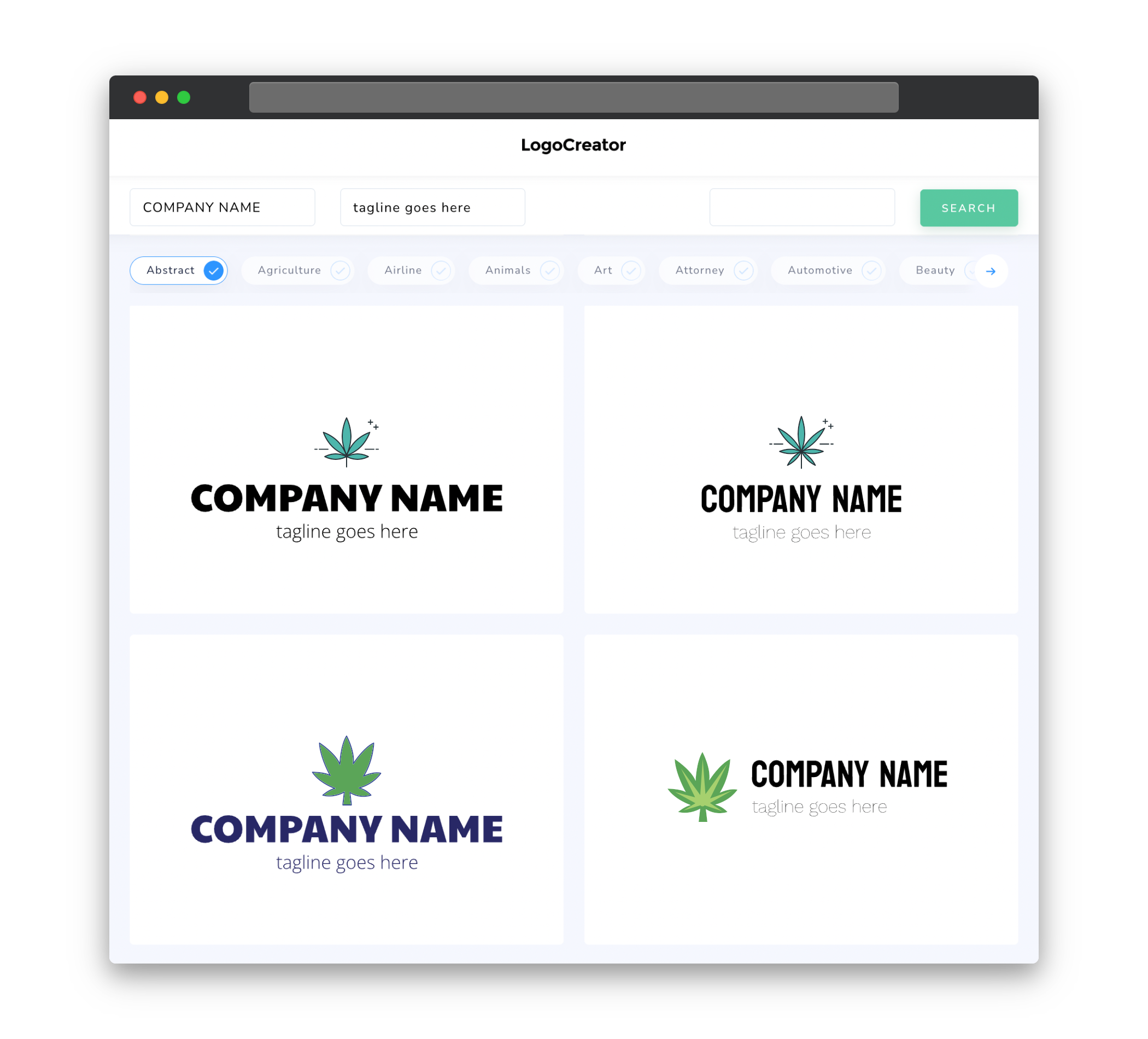 ganja logo designs