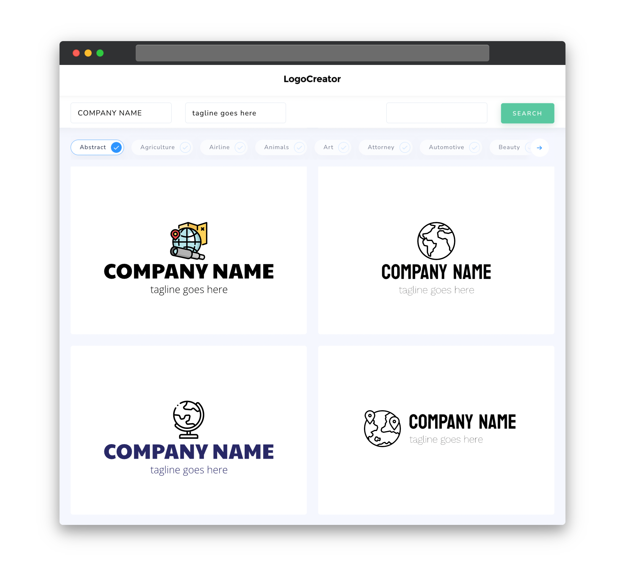 geography logo designs