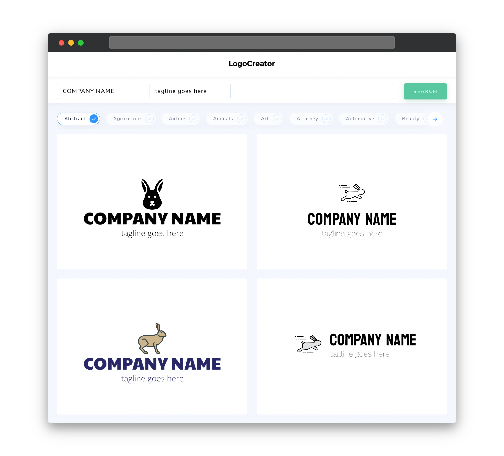 hare logo designs