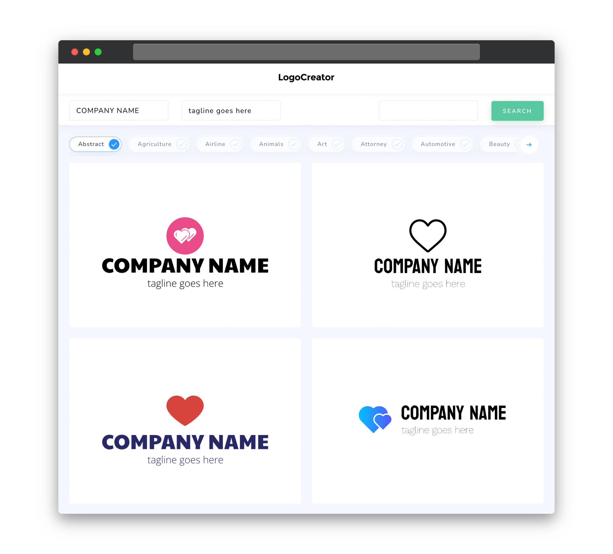 Heart Logo Design: Create Your Own Heart Logos