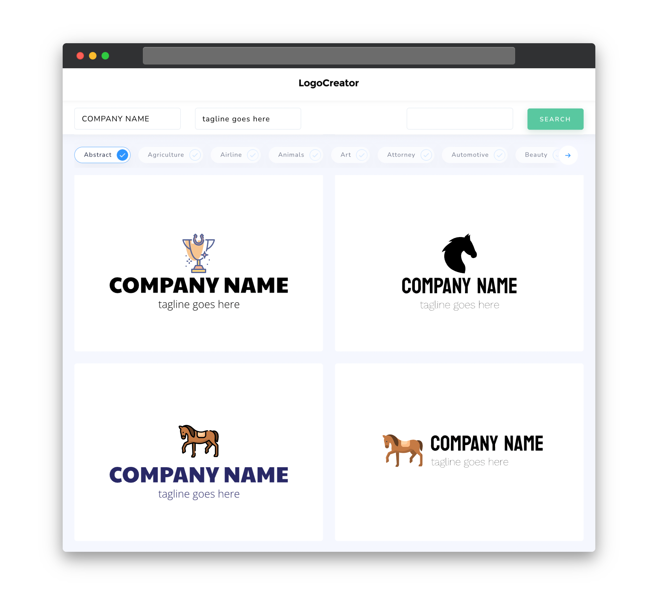 horse logo designs