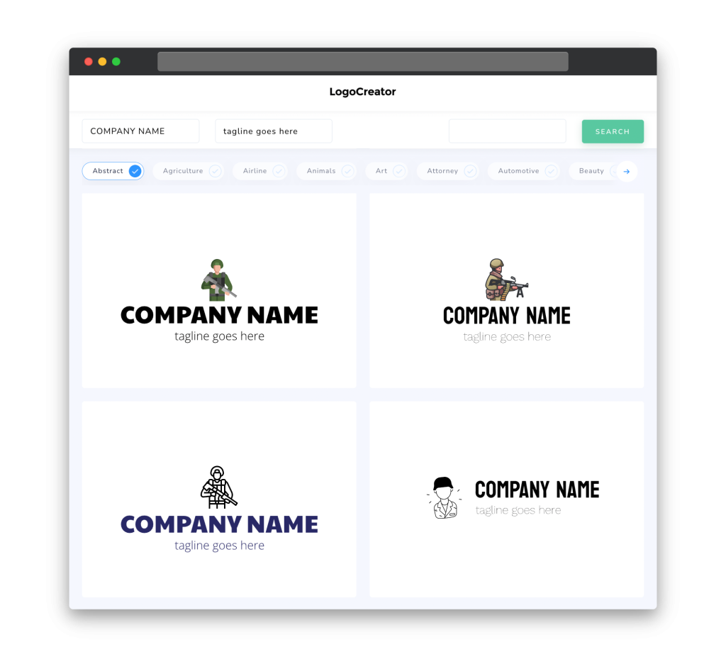 Infantry Logo Design: Create Your Own Infantry Logos