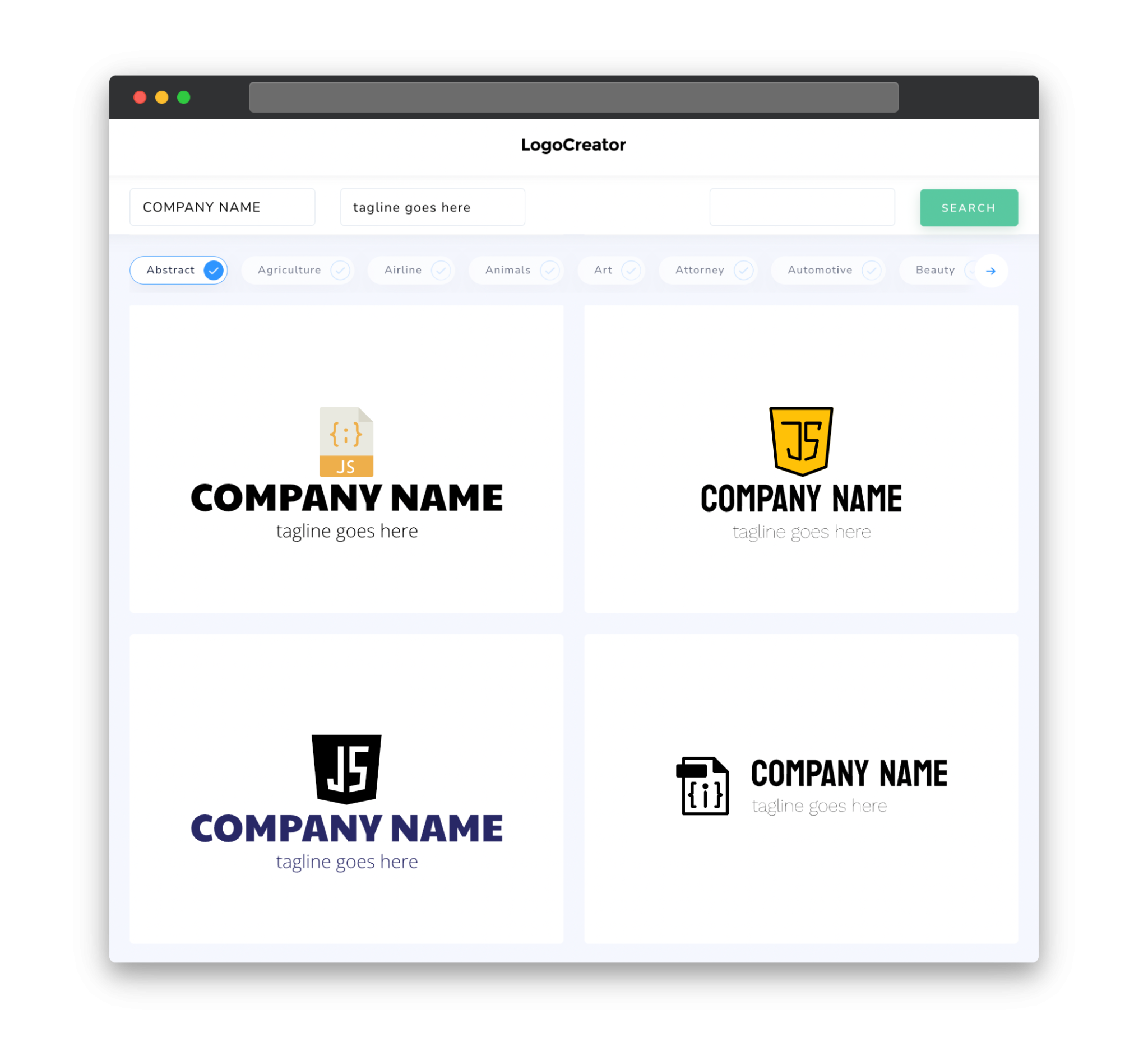 Javascript Logo Design: Create Your Own Javascript Logos image.