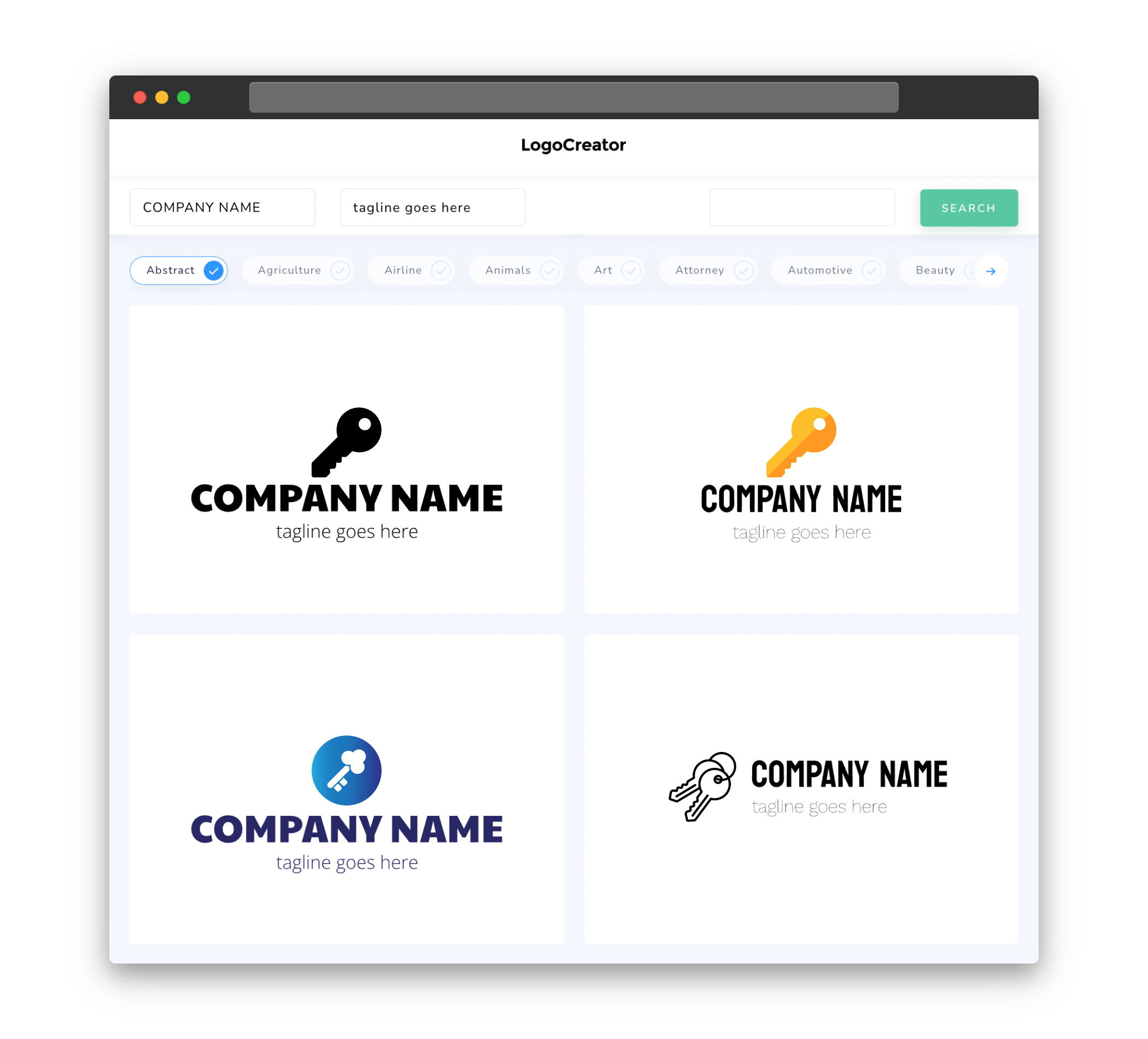 key logo designs