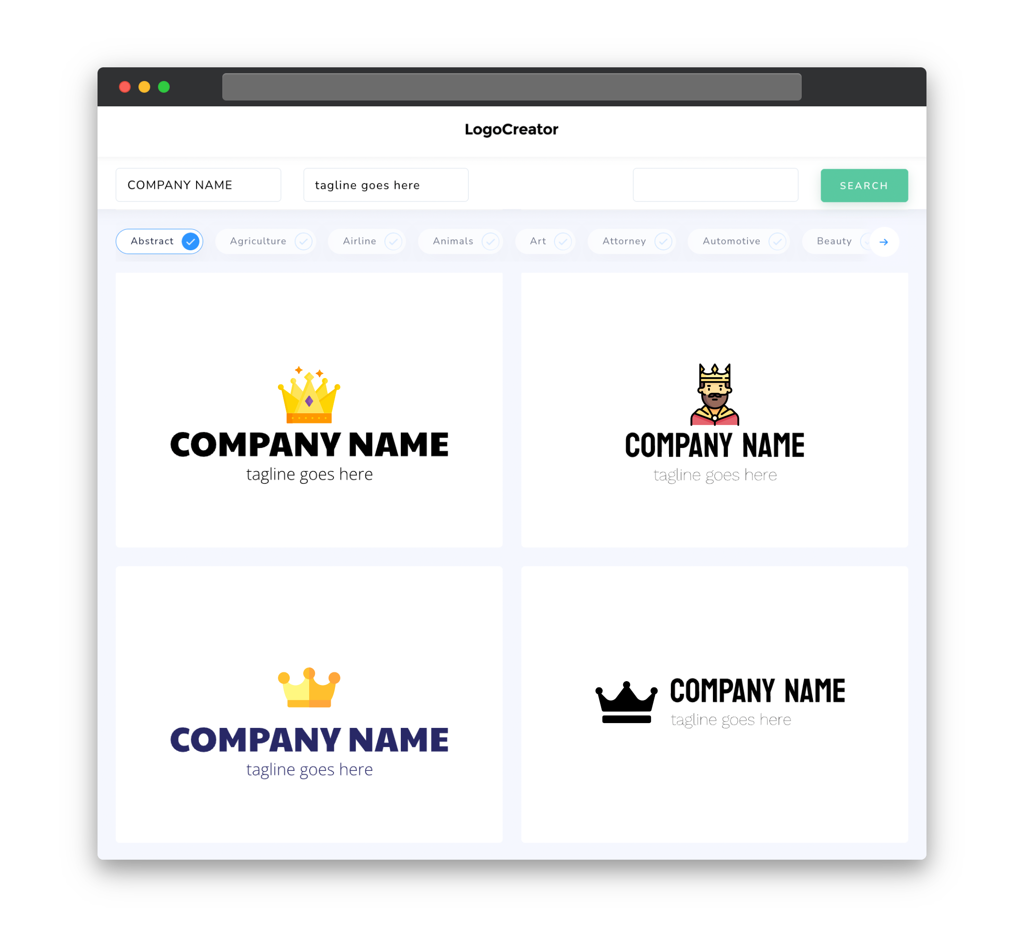 King Logo Design: Create Your Own King Logos