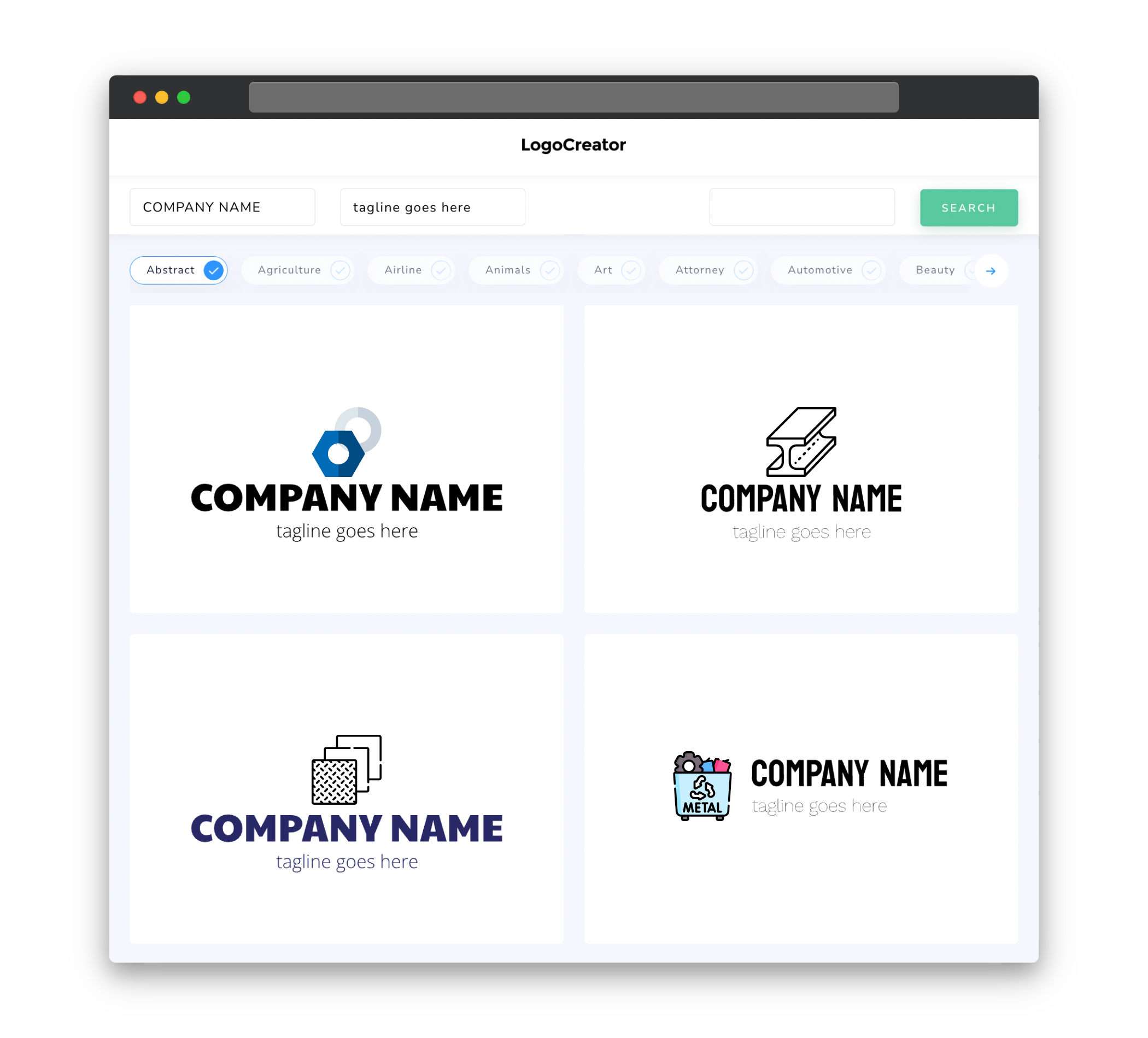 metal logo designs