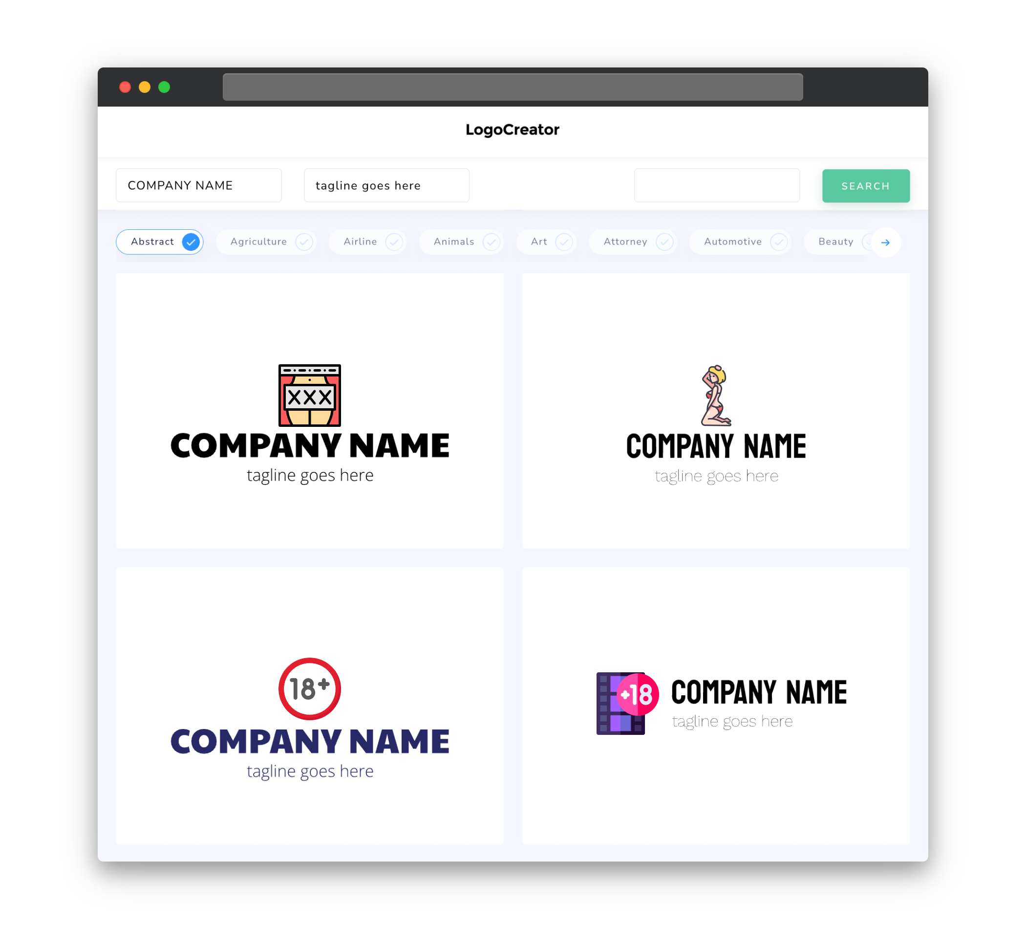 porn logo designs