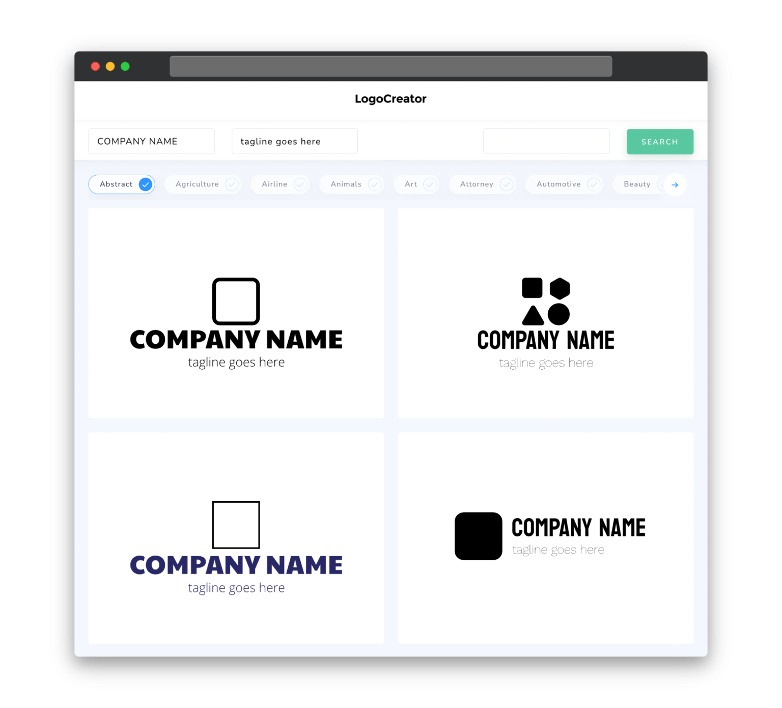 Red Square Logo Design: Create Your Own Red Square Logos
