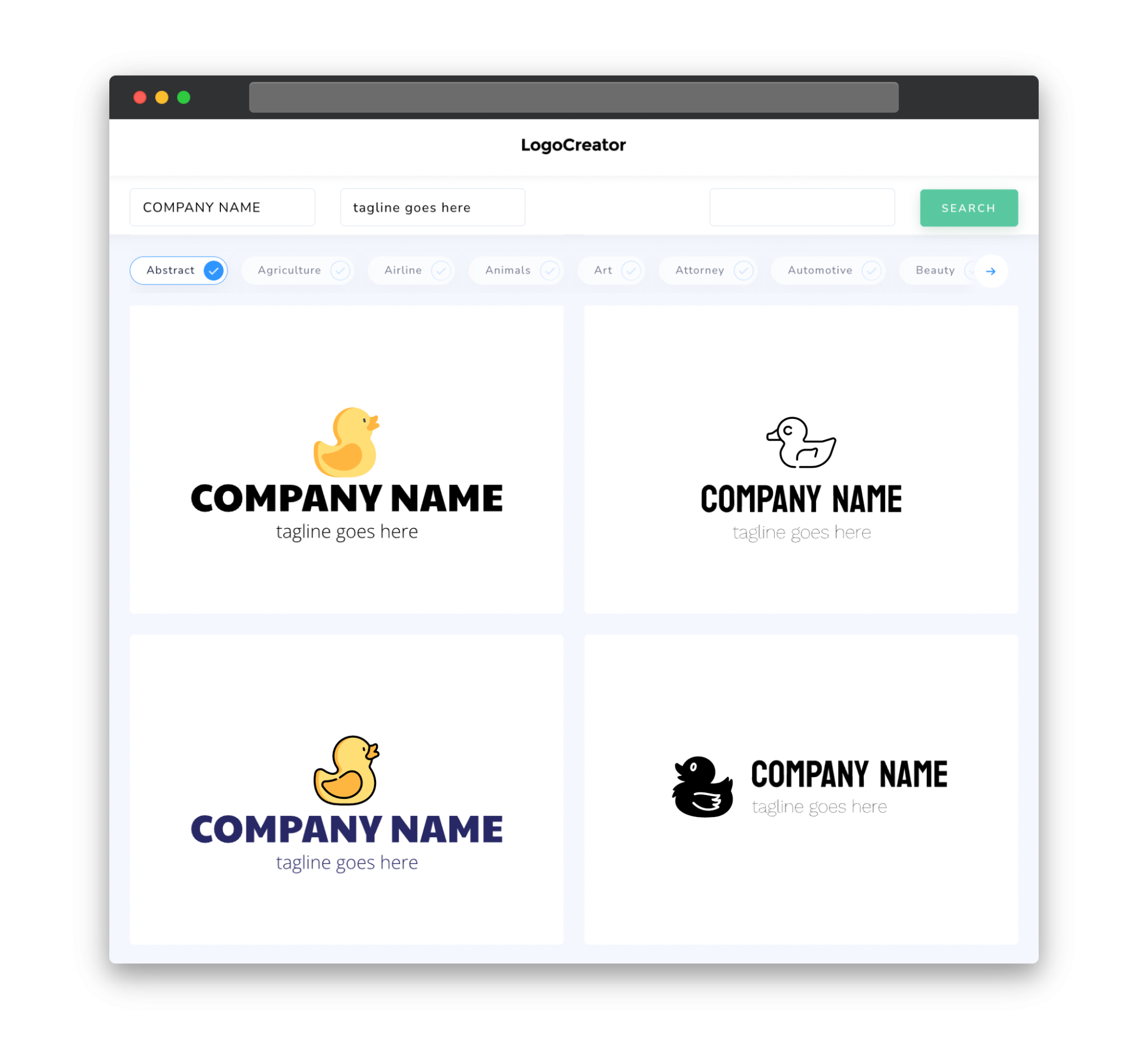 Rubber Duck Logo Design: Create Your Own Rubber Duck Logos