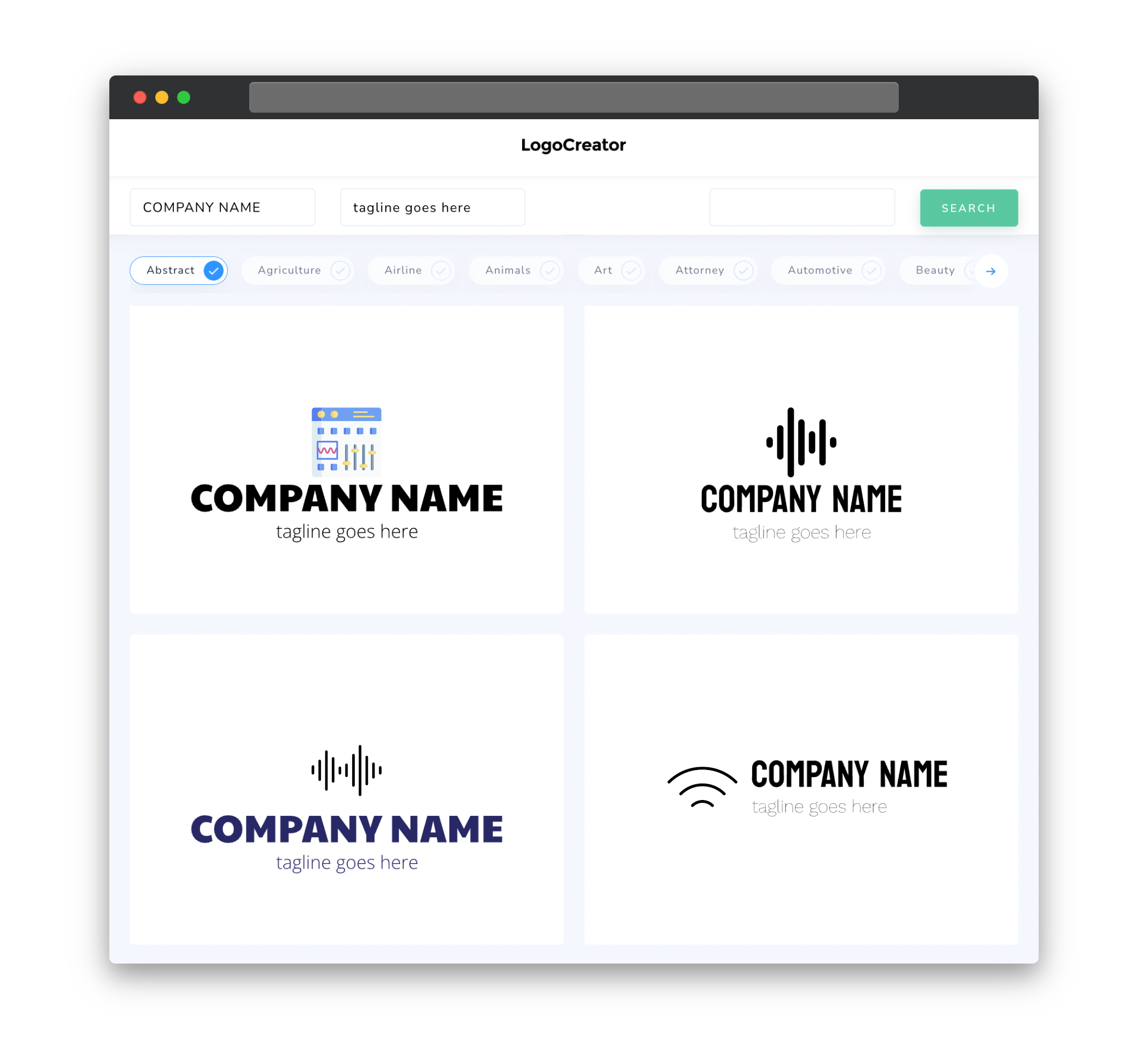 sound wave logo designs