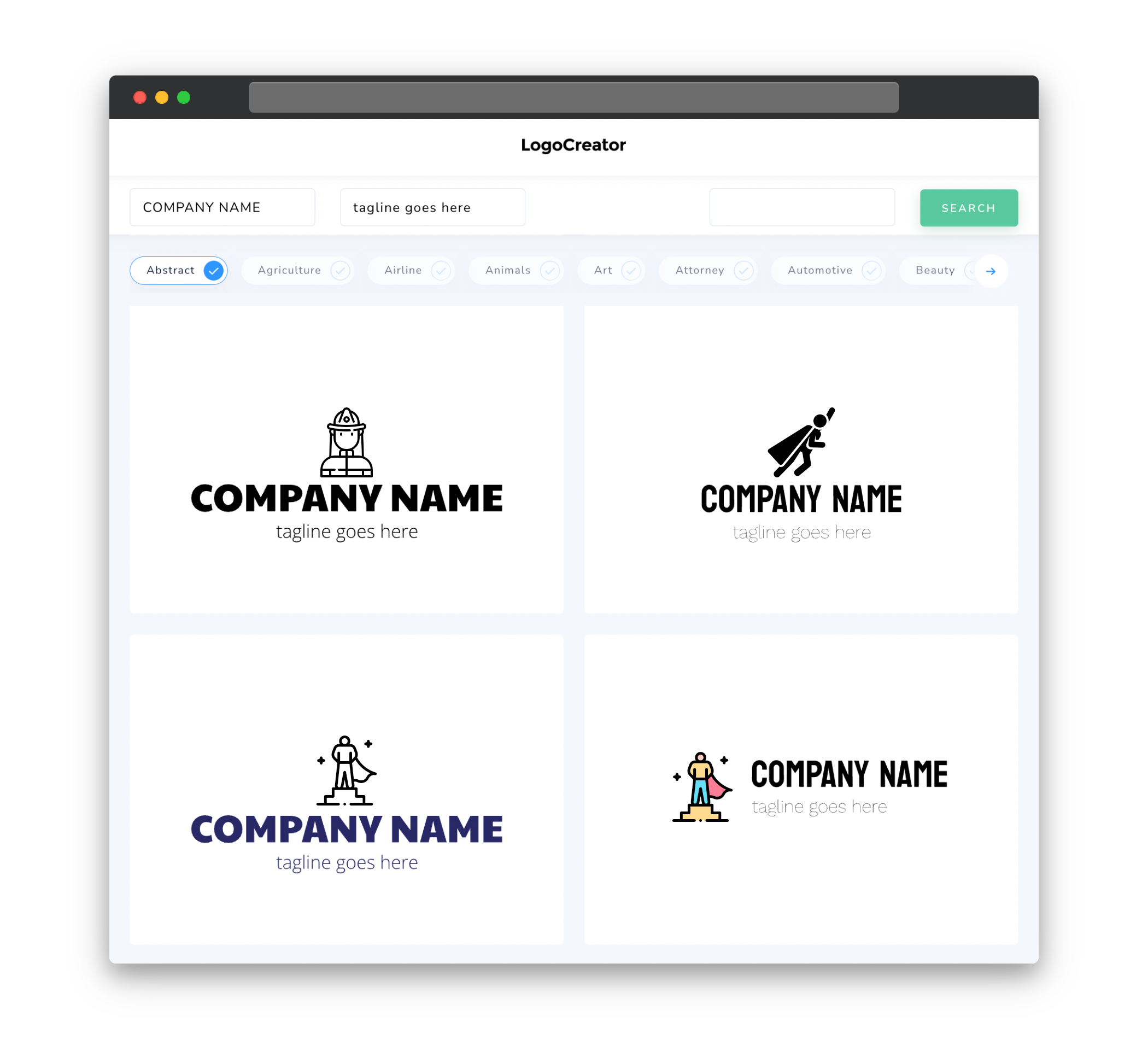 superhero logo designs