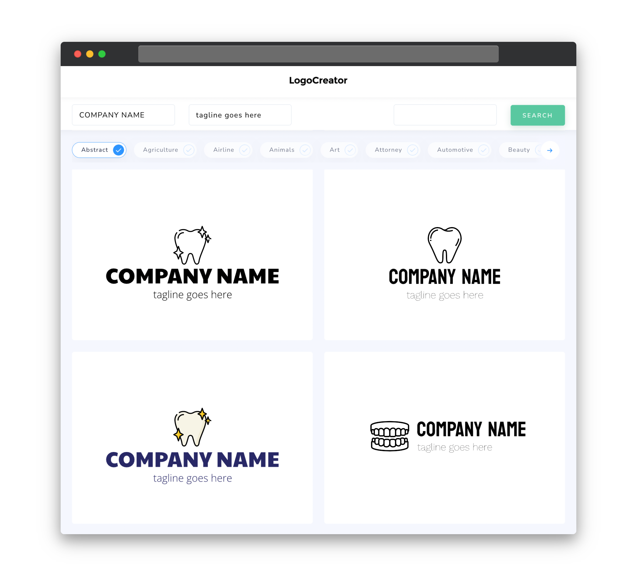 teeth logo designs