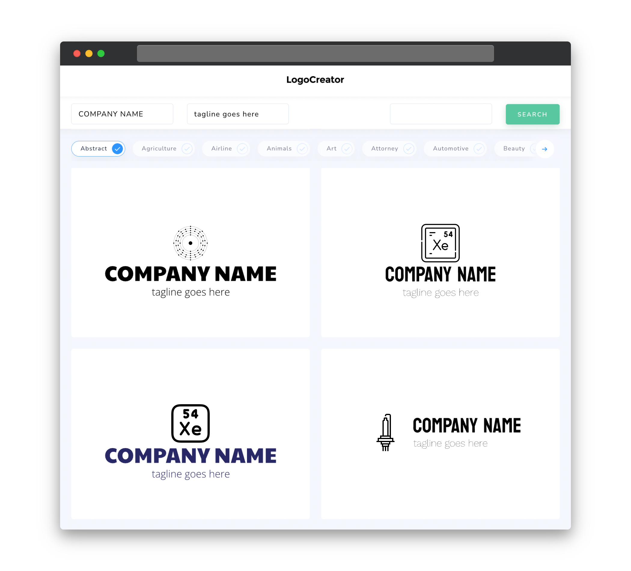 xenon logo designs