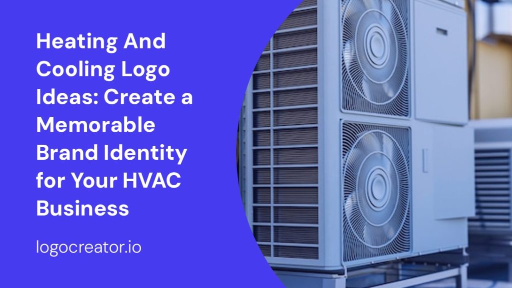 heating and cooling logo ideas create a memorable brand identity for your hvac business