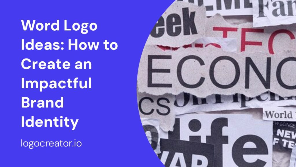 word logo ideas how to create an impactful brand identity