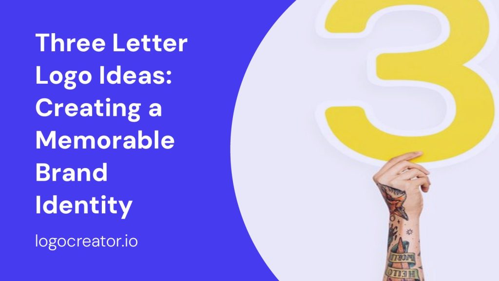 three letter logo ideas creating a memorable brand identity