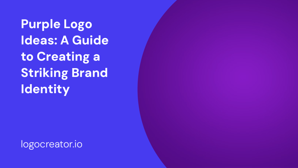 purple logo ideas a guide to creating a striking brand identity