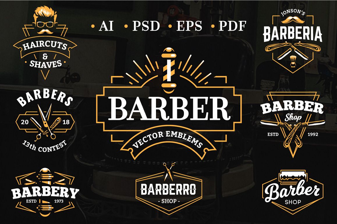 barber logo ideas 4