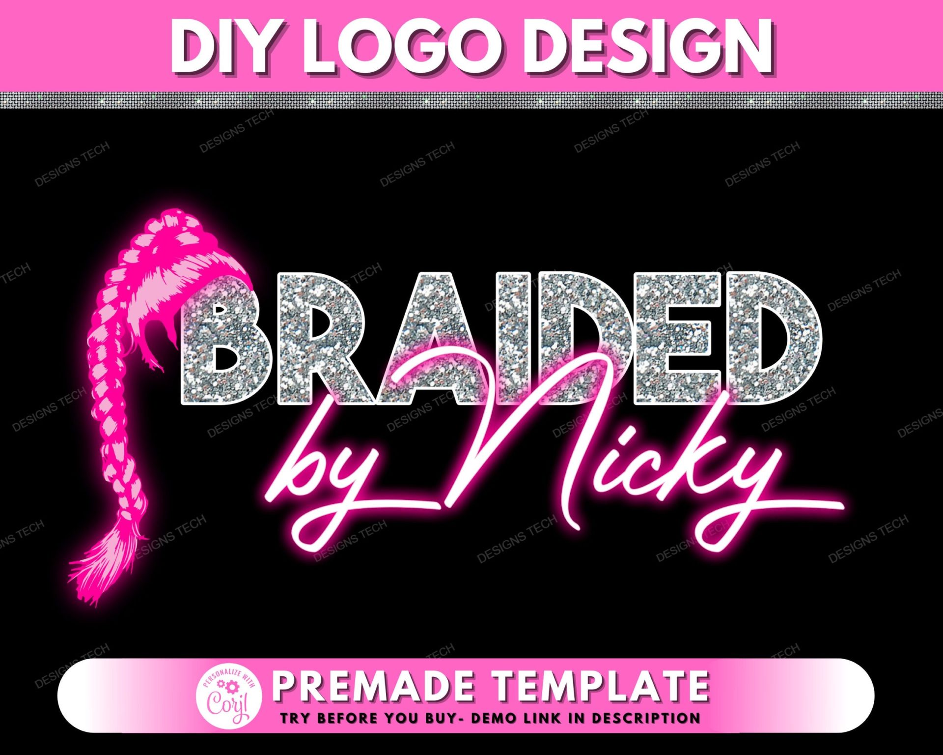 braiding logo ideas 2
