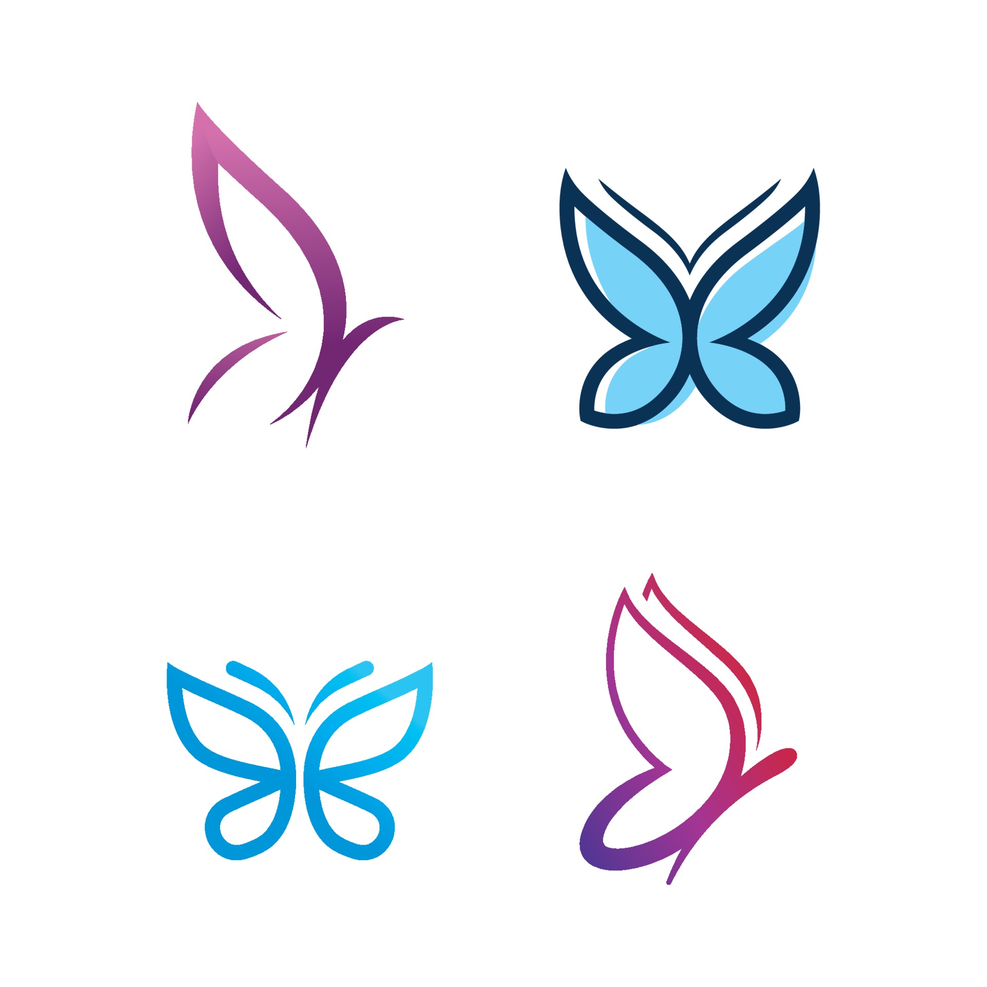 butterfly logo ideas 3