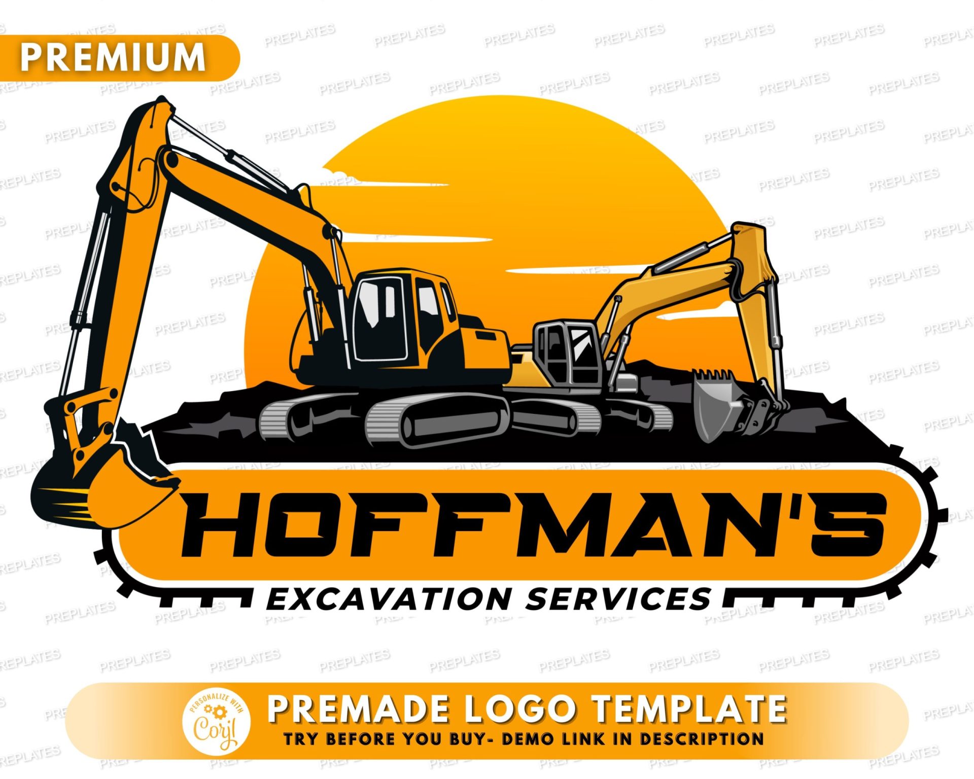 excavator logo ideas 2
