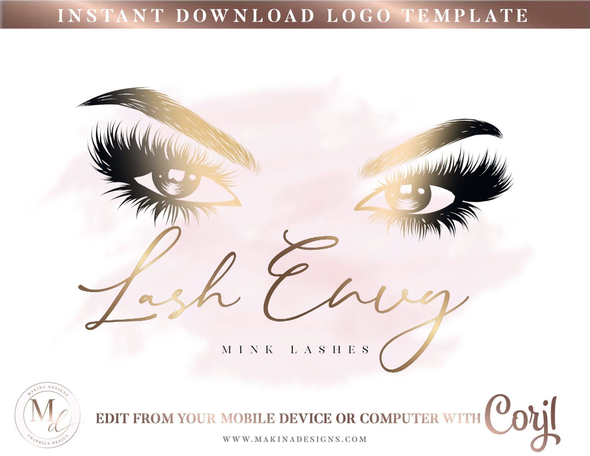 eyelash logo ideas 3