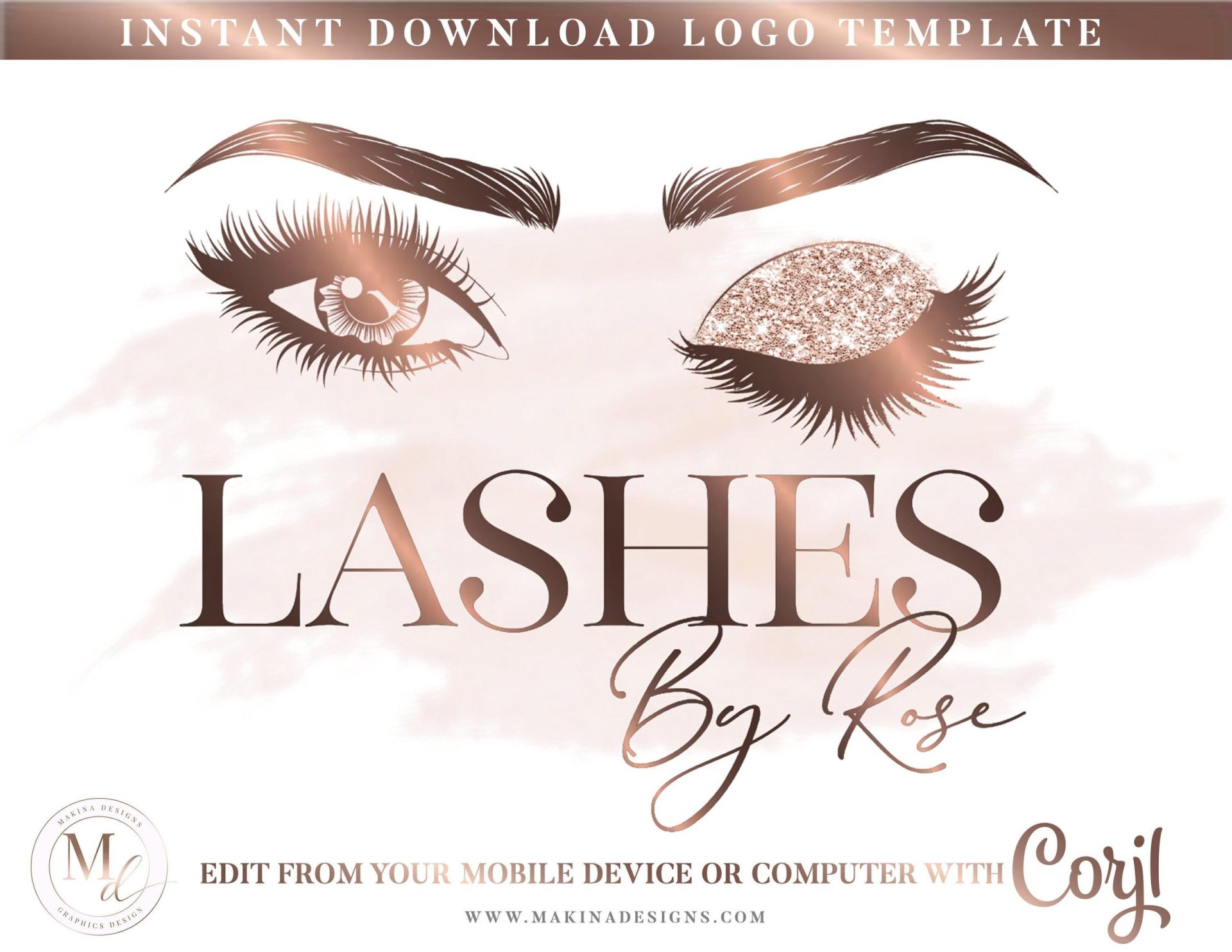 eyelash logo ideas 4