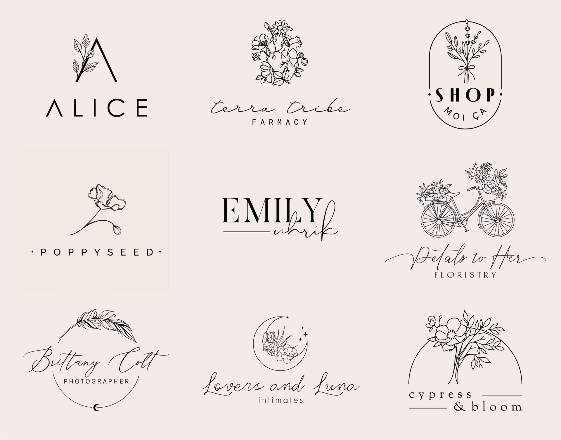 feminine logo ideas 1