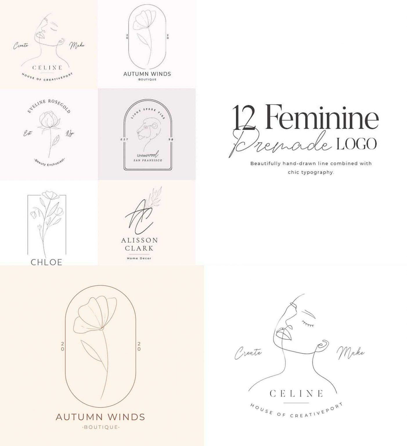 feminine logo ideas 9