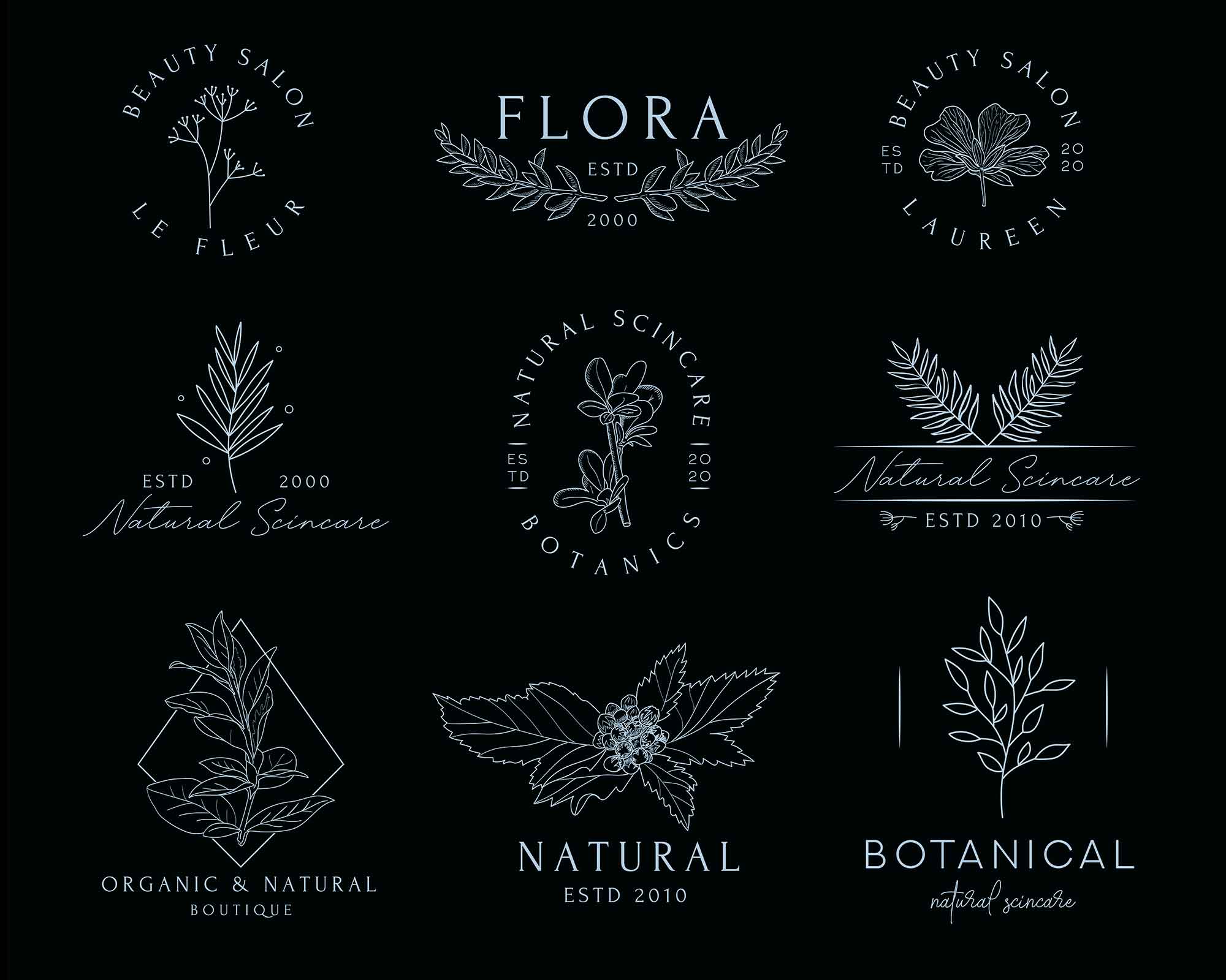 floral logo ideas 2