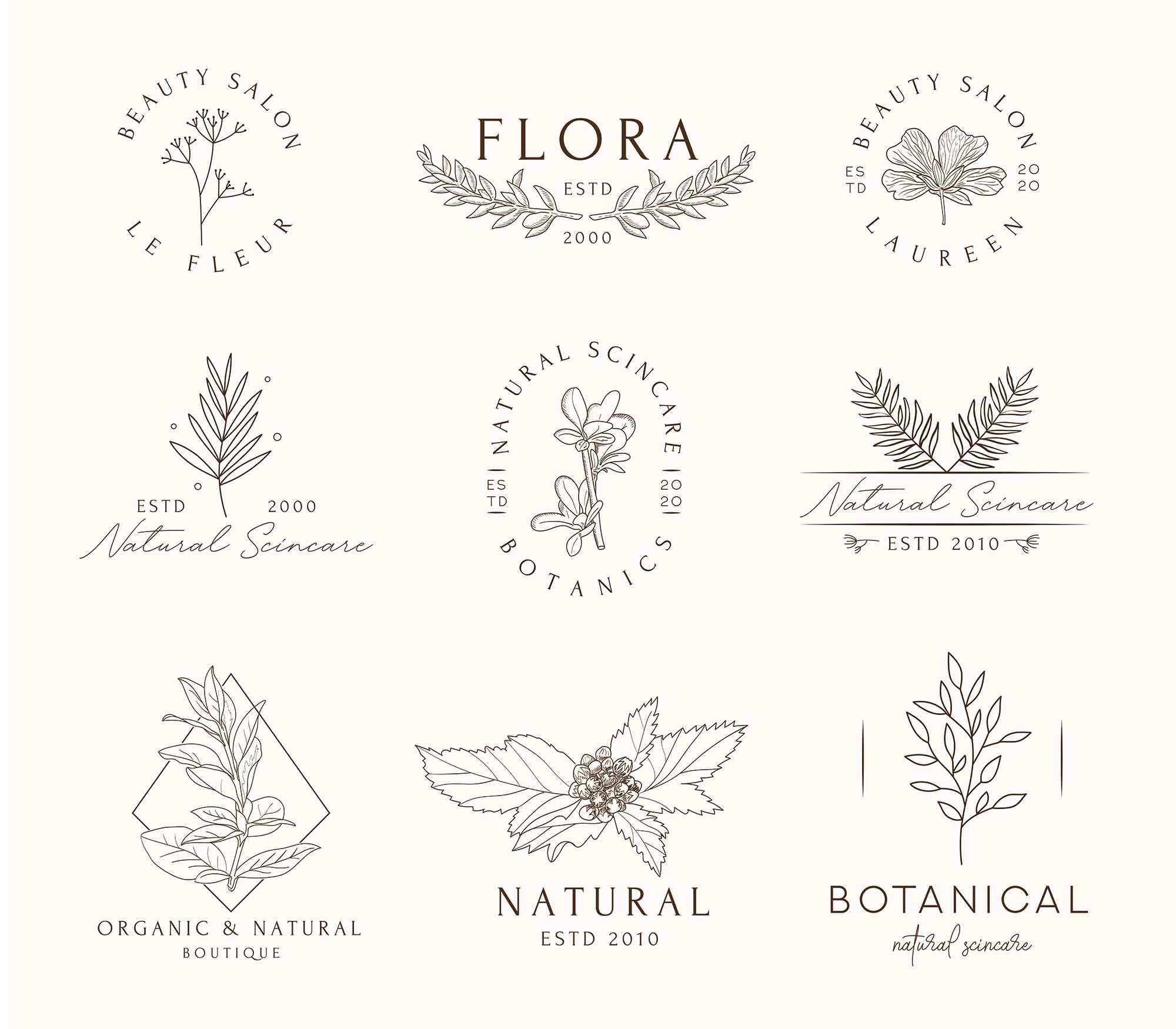 floral logo ideas 3