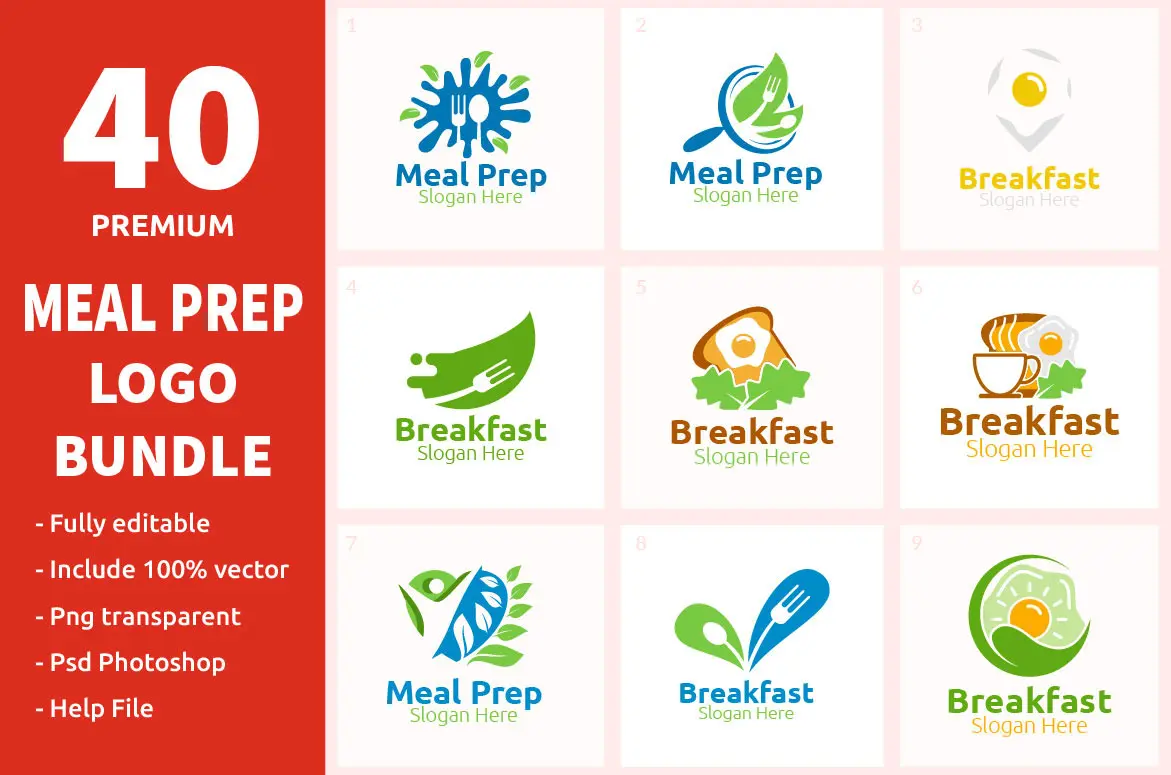 meal prep logo ideas 8