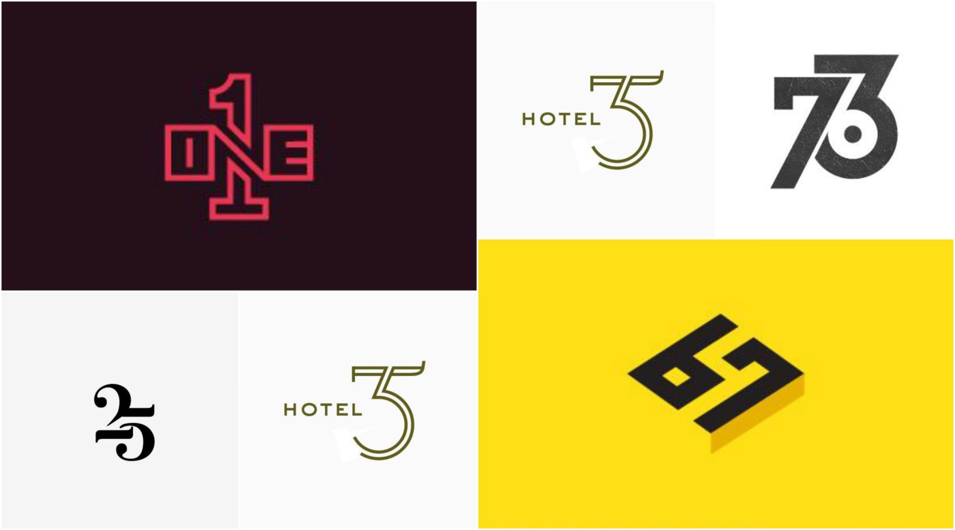 number logo ideas 1