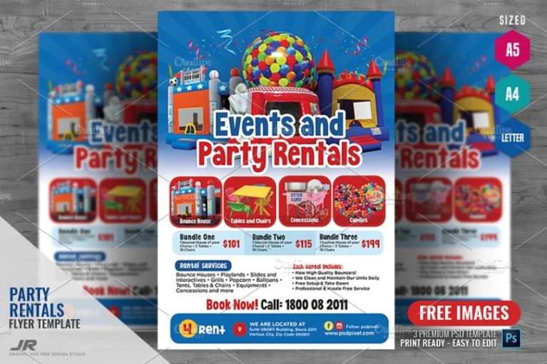 party rental logo ideas 1