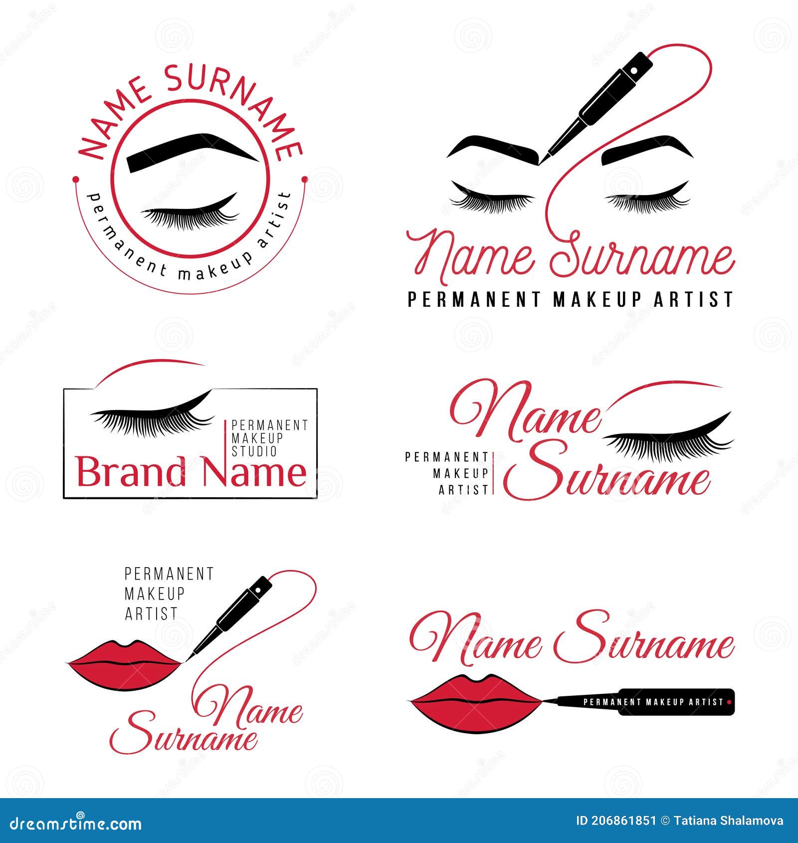 permanent makeup logo ideas 2