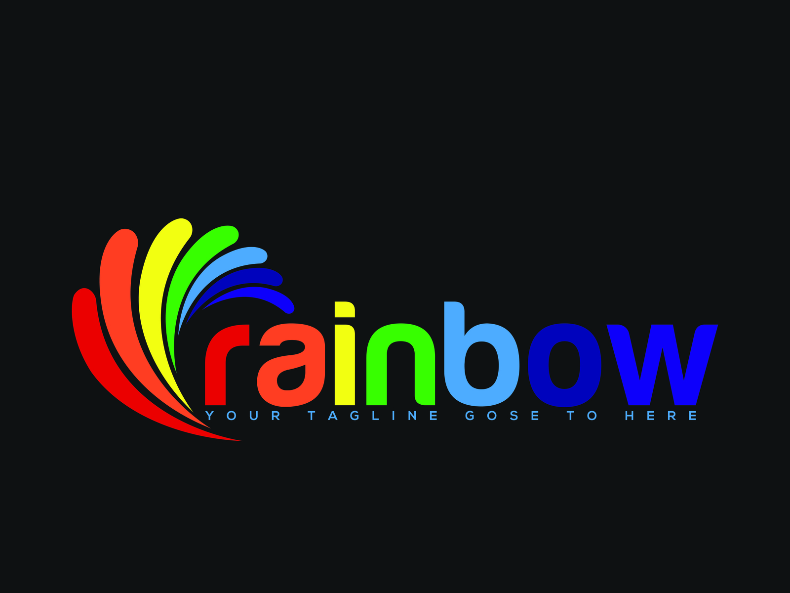 rainbow logo ideas 1