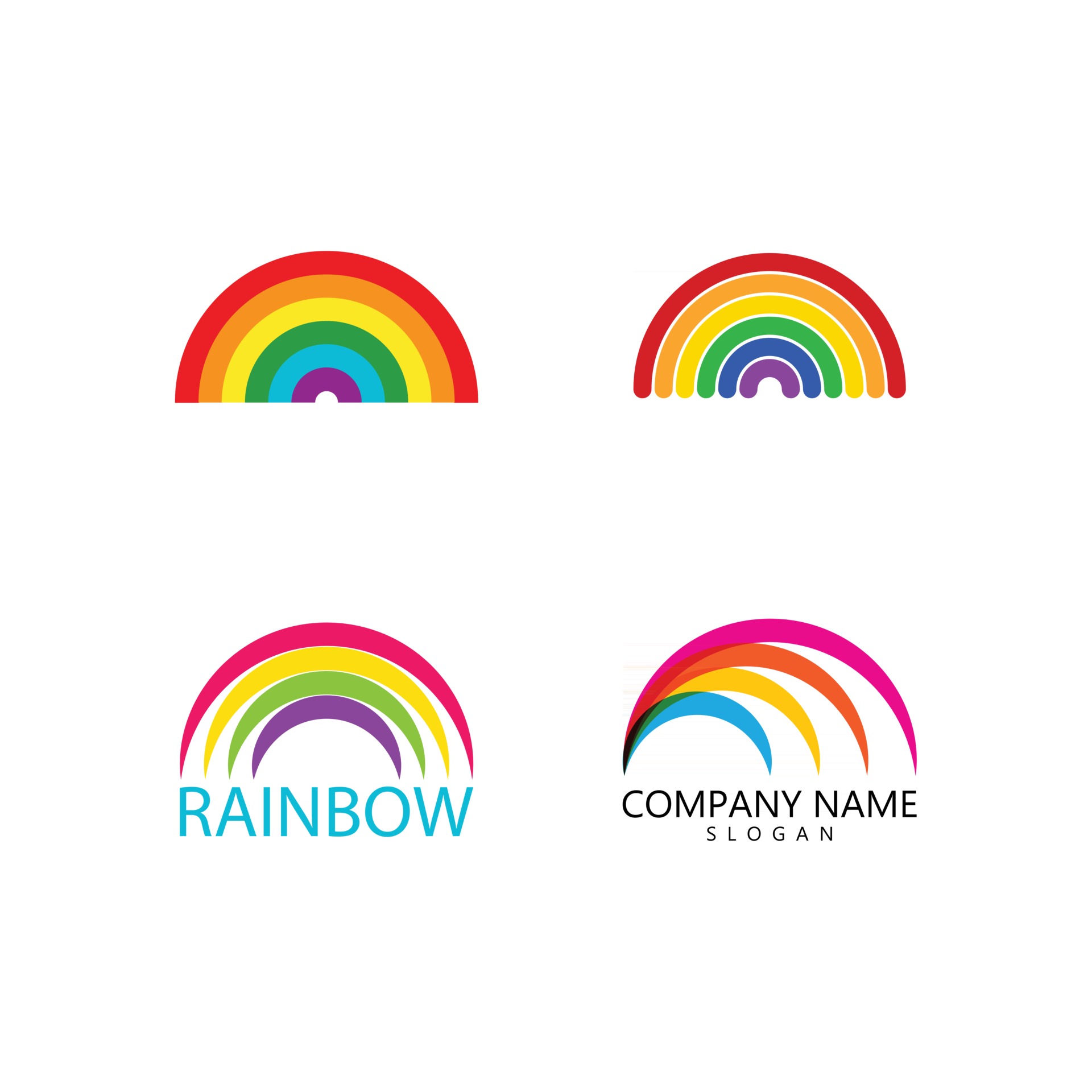 rainbow logo ideas 2